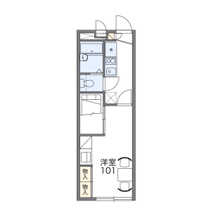 1K Apartment in Nukui - Nerima-ku Floorplan