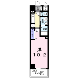 1K Mansion in Nogata - Nakano-ku Floorplan