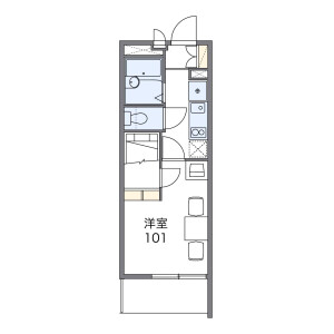 1K Mansion in Tokumaru - Itabashi-ku Floorplan