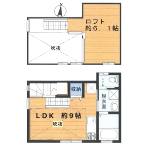 1R Apartment in Shimmachi - Setagaya-ku Floorplan
