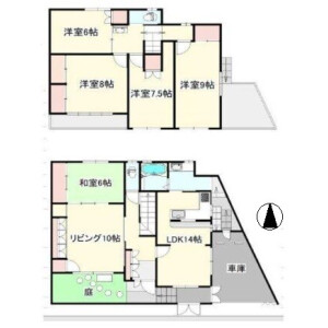 5LDK House in Esakacho - Suita-shi Floorplan