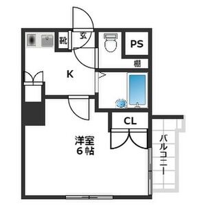 1K Mansion in Kandasudacho - Chiyoda-ku Floorplan