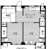 3DK Apartment to Rent in Chiba-shi Wakaba-ku Floorplan