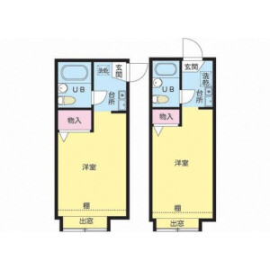 1R Apartment in Kojiyahoncho - Adachi-ku Floorplan