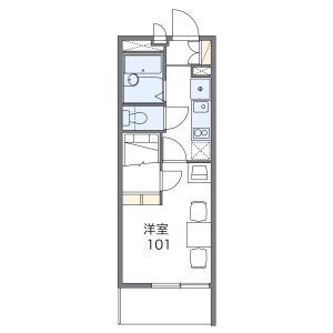 1K Mansion in Kunijima - Osaka-shi Higashiyodogawa-ku Floorplan