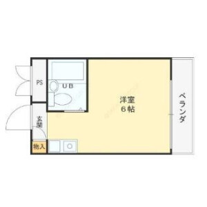 1R Mansion in Shimmori - Osaka-shi Asahi-ku Floorplan