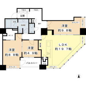 3LDK {building type} in Higashishinagawa - Shinagawa-ku Floorplan