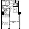 1LDK Apartment to Rent in Chuo-ku Floorplan