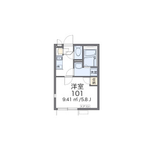1K Apartment in Yazaike - Adachi-ku Floorplan