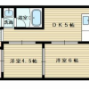 2DK Apartment to Rent in Osaka-shi Higashiyodogawa-ku Floorplan