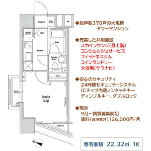 1K Mansion in Nishishinjuku - Shinjuku-ku Floorplan