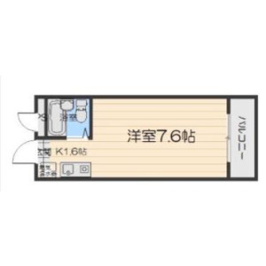 1R Mansion in Yamatecho - Suita-shi Floorplan