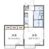 2K Apartment to Rent in Chofu-shi Floorplan
