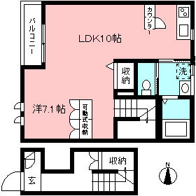 1LDK Mansion in Shimotakaido - Suginami-ku Floorplan