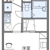 1K Apartment to Rent in Yawata-shi Floorplan