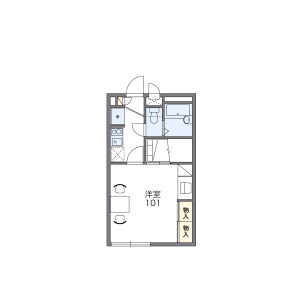 1K Mansion in Yawata jiku - Yawata-shi Floorplan