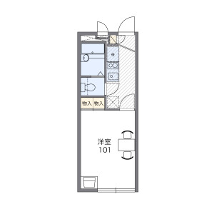 1K Apartment in Sakainotani - Yokohama-shi Nishi-ku Floorplan