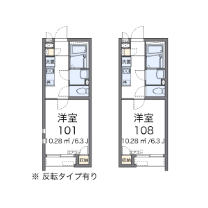 1K Apartment in Daigishincho - Nagoya-shi Mizuho-ku Floorplan