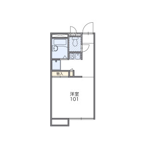 1K Apartment in Kurita - Nagano-shi Floorplan