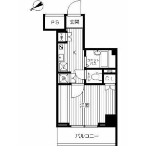 1K Mansion in Ikegami - Ota-ku Floorplan