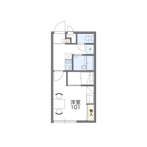 1K Apartment in Oyake gotambatacho - Kyoto-shi Yamashina-ku Floorplan