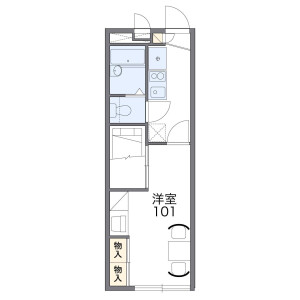 1K Apartment in Daigocho - Kashihara-shi Floorplan