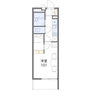 1K Mansion in Wakatakecho - Toyonaka-shi Floorplan