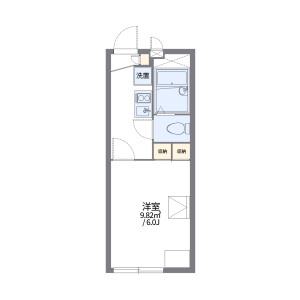 1K Apartment in Matsugaoka - Chigasaki-shi Floorplan
