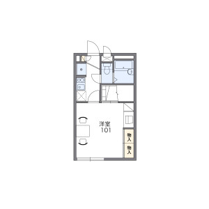 1K Apartment in Inaba - Nagano-shi Floorplan
