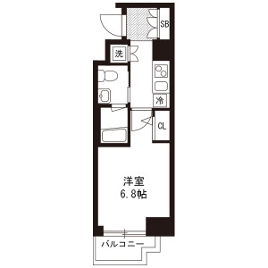 1K Mansion in Narihira - Sumida-ku Floorplan