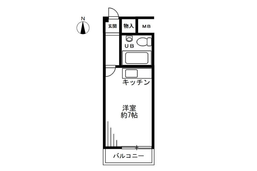1R Apartment to Buy in Sumida-ku Interior