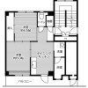 2DK Apartment to Rent in Tottori-shi Floorplan