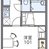 橫濱市金澤區出租中的1K公寓 房間格局