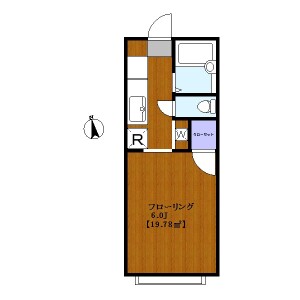 1R Apartment in Tamagawadai - Setagaya-ku Floorplan