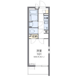 1K Mansion in Kuriki - Yokohama-shi Isogo-ku Floorplan