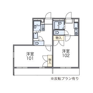 1K Mansion in Koyanagicho - Fuchu-shi Floorplan