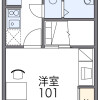 1K Apartment to Rent in Hiroshima-shi Aki-ku Floorplan