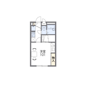1K Mansion in Funakoshi - Hiroshima-shi Aki-ku Floorplan