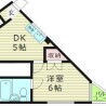 1K Apartment to Rent in Osaka-shi Joto-ku Floorplan