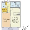 1LDK Apartment to Rent in Funabashi-shi Floorplan