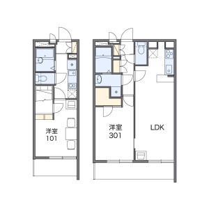 1LDK Mansion in Maenocho - Itabashi-ku Floorplan