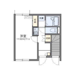 1K Apartment in Yamashitacho - Hamamatsu-shi Naka-ku Floorplan