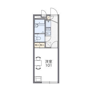 1K Mansion in Wakamiyadai - Yokosuka-shi Floorplan