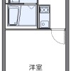 1K Apartment to Rent in Kashihara-shi Floorplan