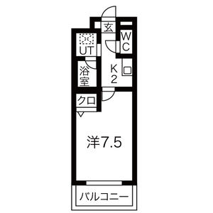 1K Mansion in Osakacho - Seto-shi Floorplan