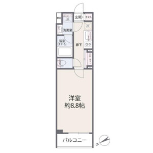 1K {building type} in Eharacho - Nakano-ku Floorplan