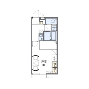 1K Mansion in Hommachi - Shibuya-ku Floorplan
