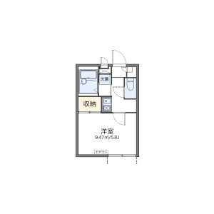 1K Apartment in Higashikujo yanaginoshitacho - Kyoto-shi Minami-ku Floorplan