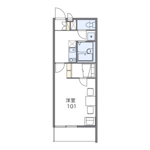 1K Mansion in Akanabe nose - Gifu-shi Floorplan