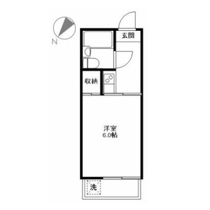 1K Mansion in Yanagibashi - Taito-ku Floorplan
